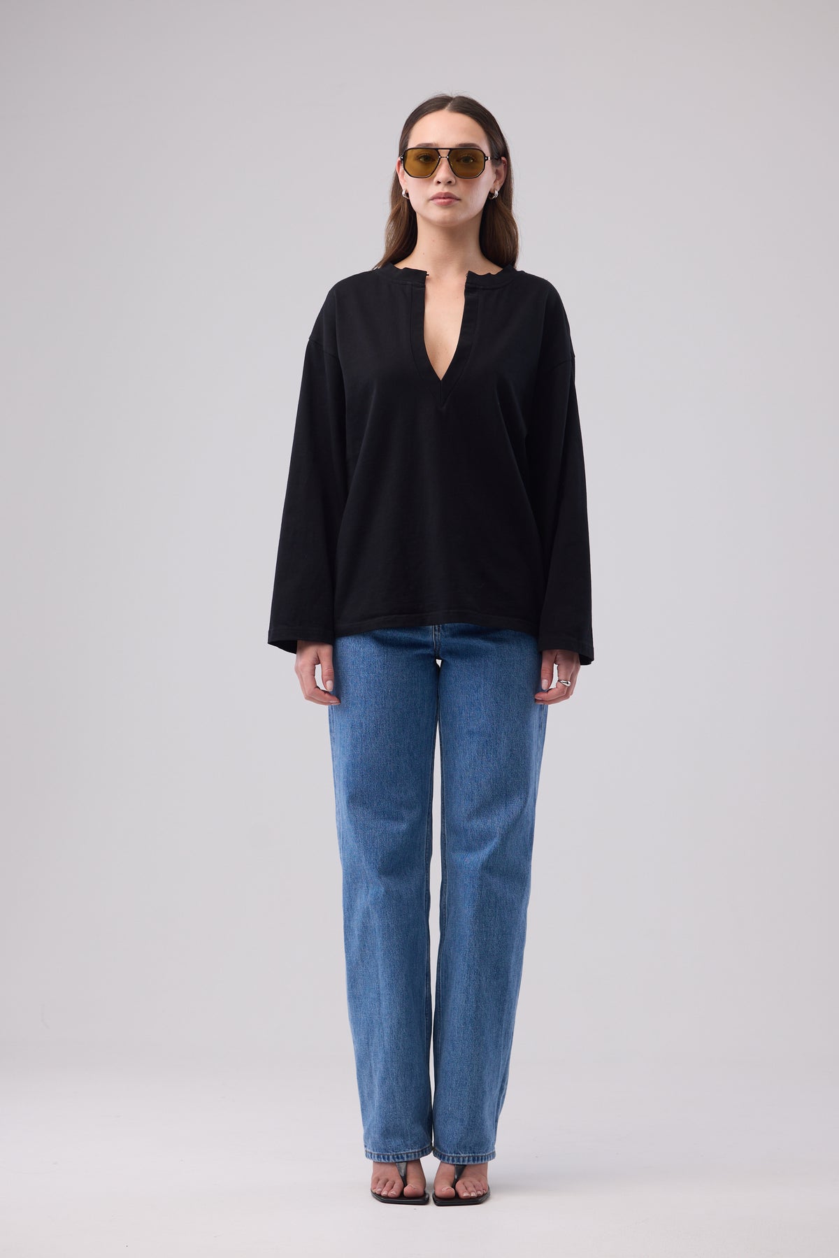 Masu Reversible Long Sleeve Top